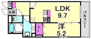 グレイスコート神戸永手町の物件間取画像